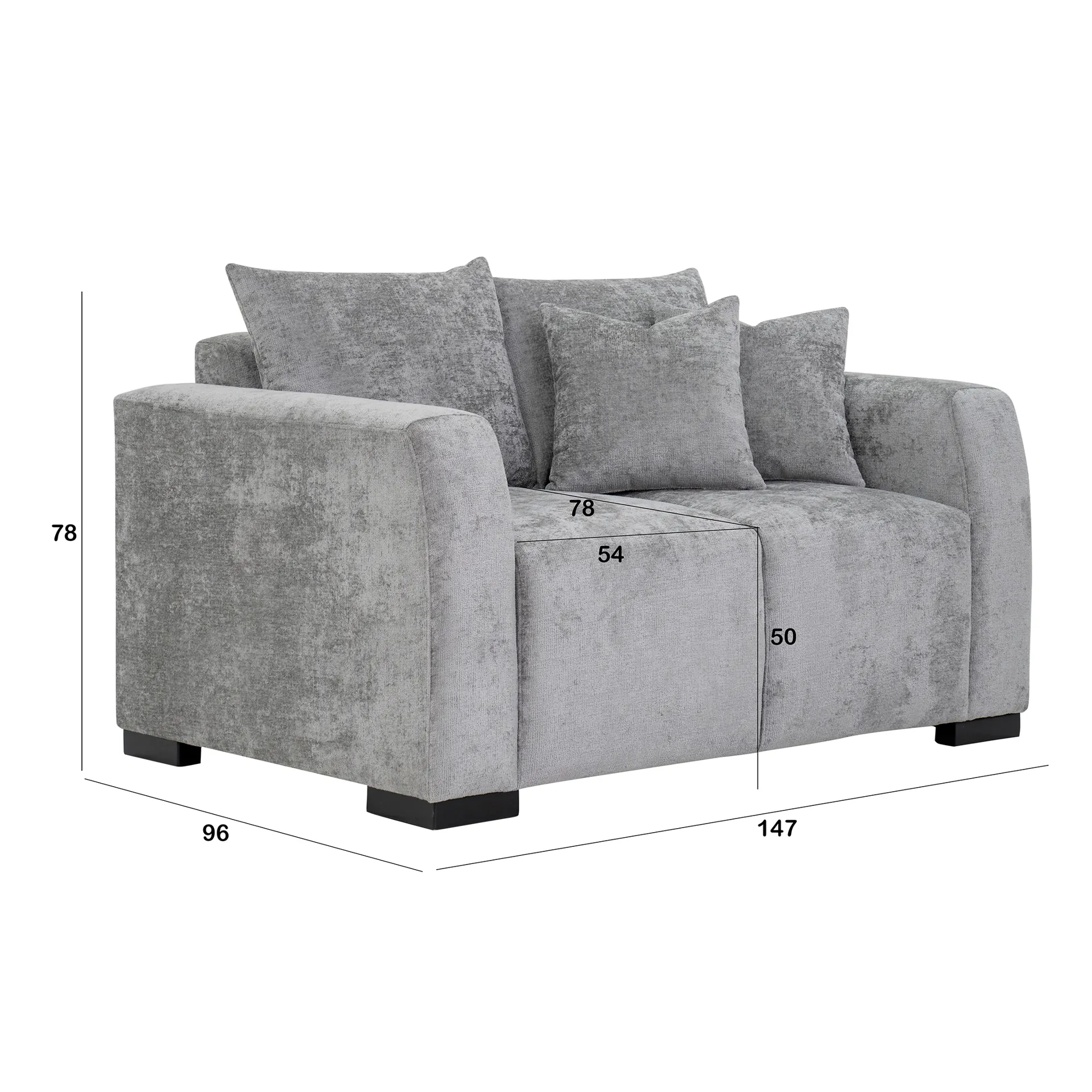 The Andre 2-Seater Sofa thumbnail 2