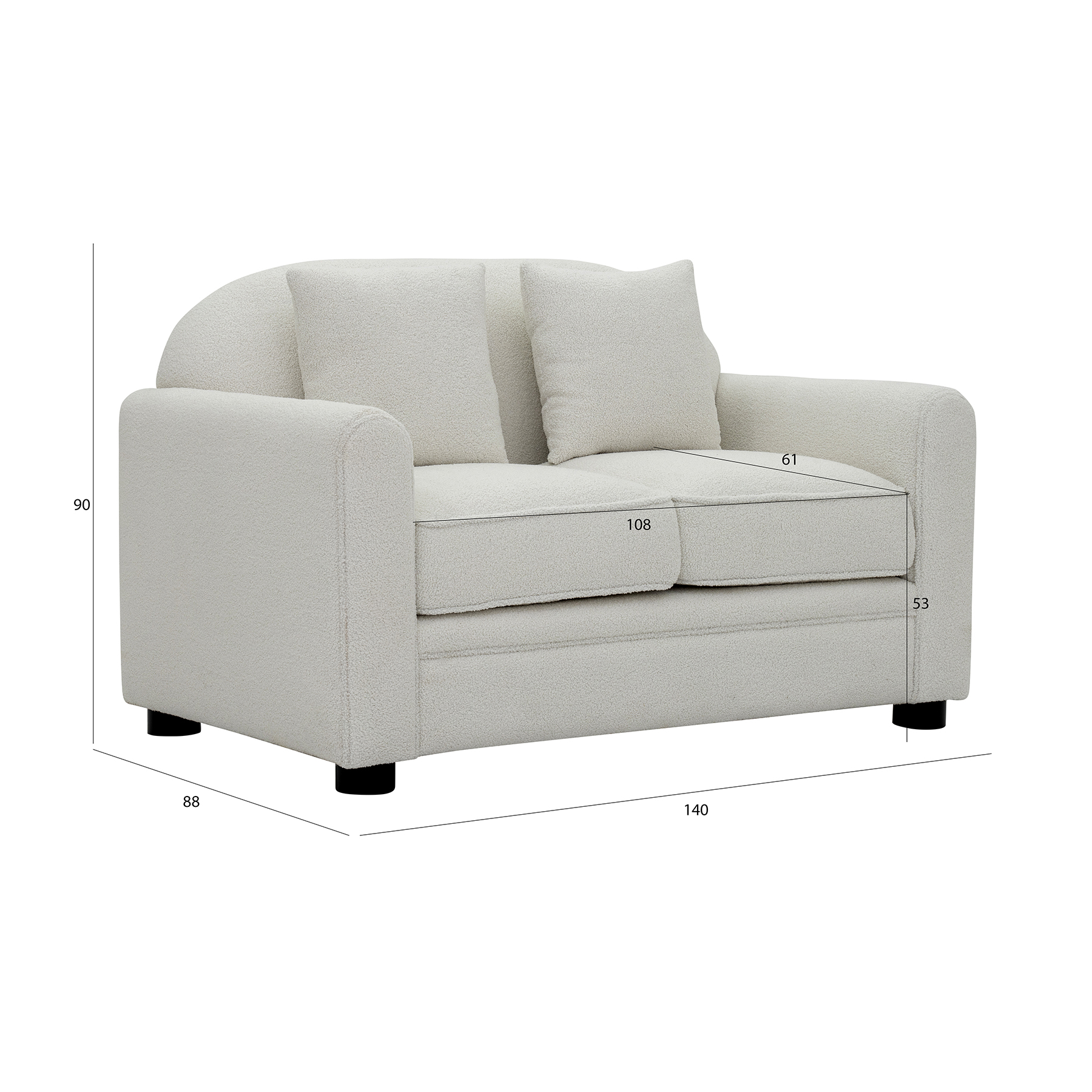 Boss 2-Seater Sofa thumbnail 5