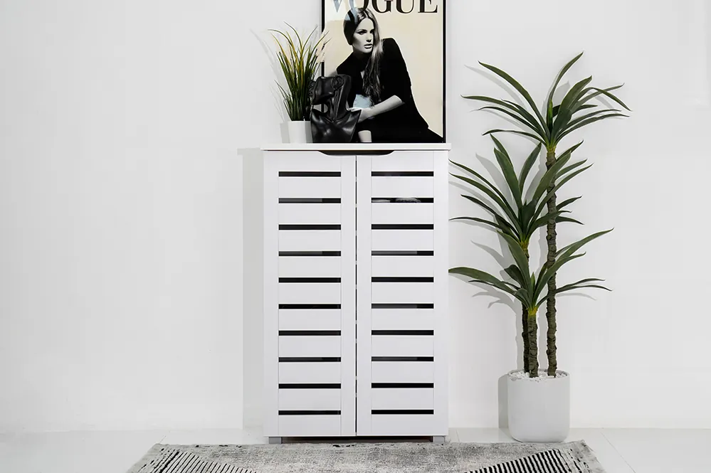 Mia Shoe Cabinet – White