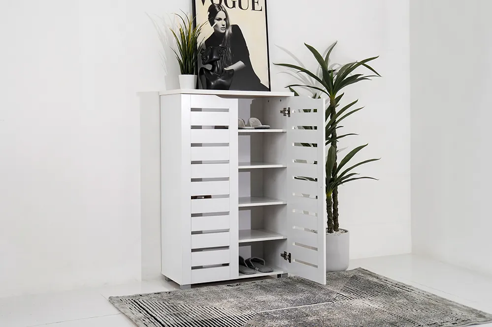 Mia Shoe Cabinet – White thumbnail 2