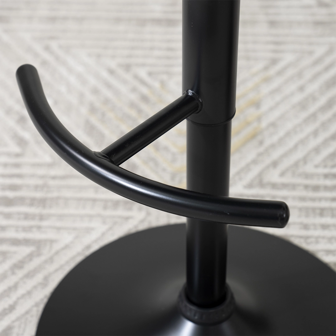 Aifred Bar Chair -Black thumbnail 4