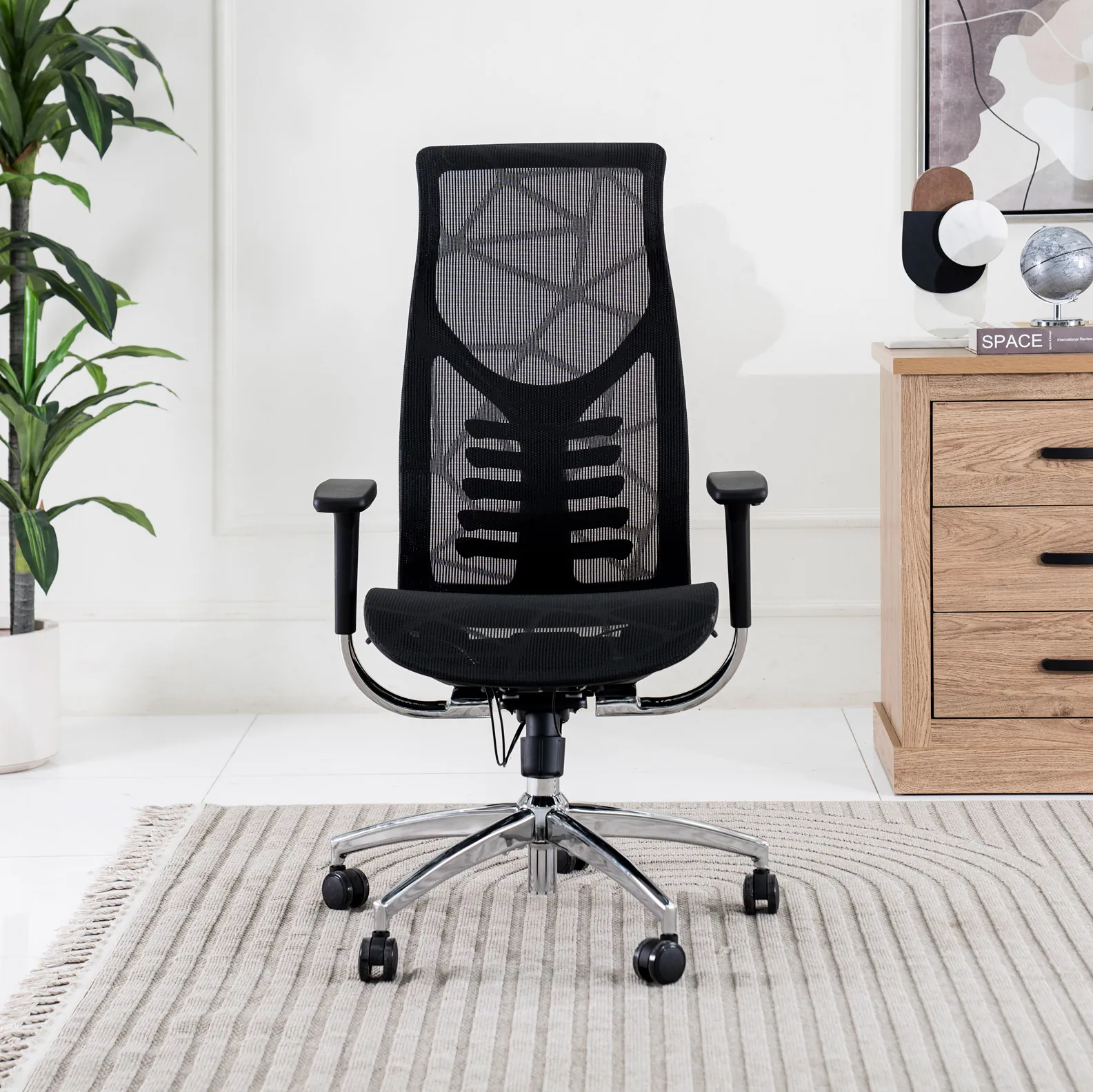 Alford High Back Office Chair -Black thumbnail 2
