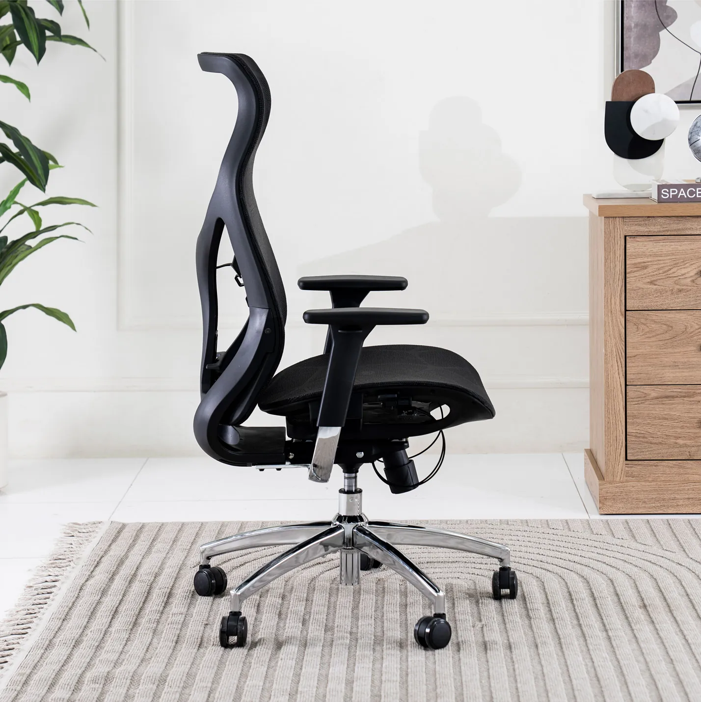 Alford High Back Office Chair -Black thumbnail 5