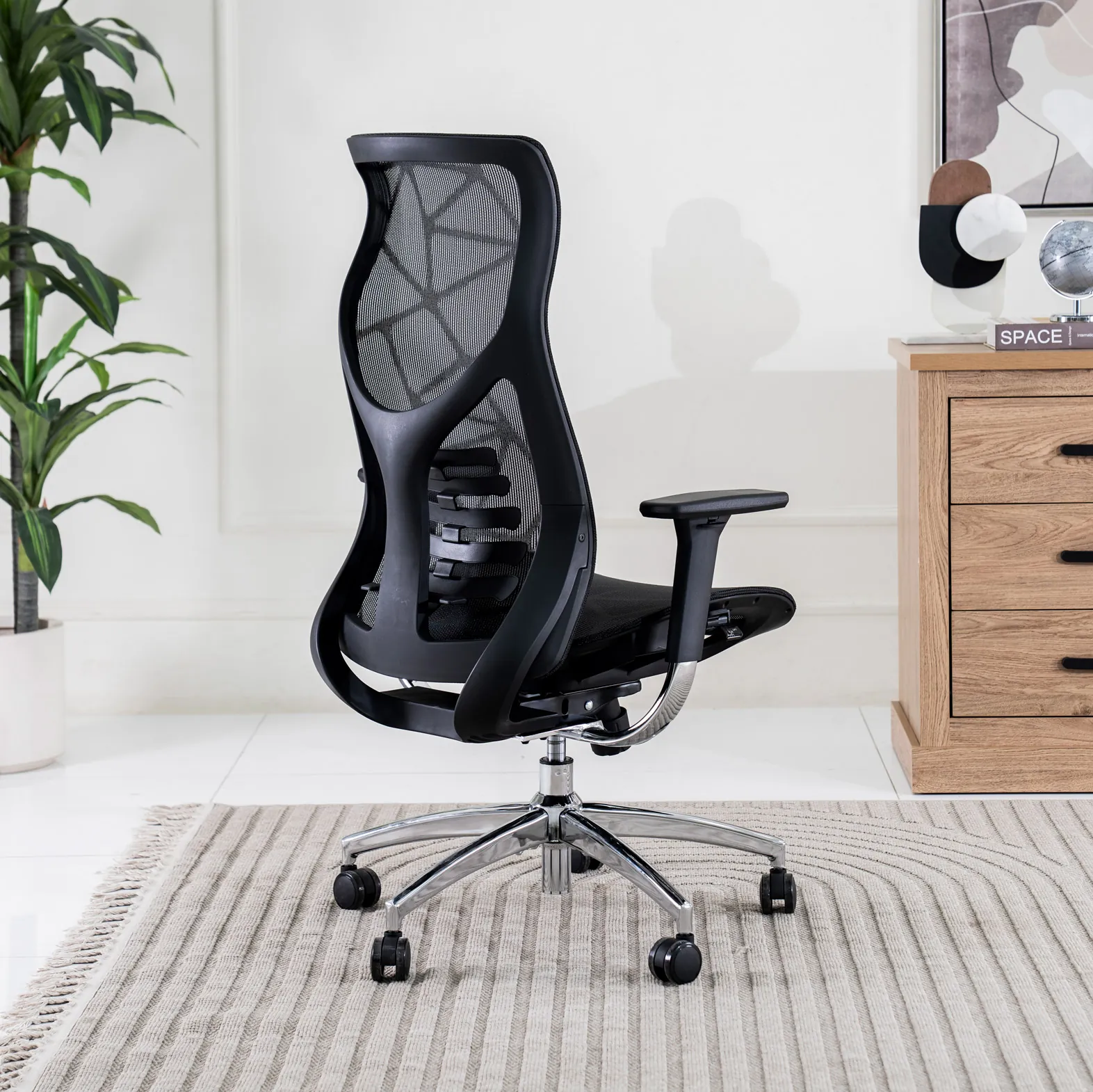 Alford High Back Office Chair -Black thumbnail 7
