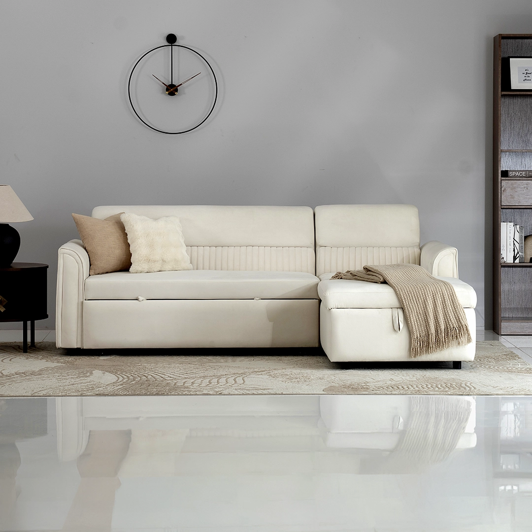 Amaze Corner Sofa Bed With Storage thumbnail 3