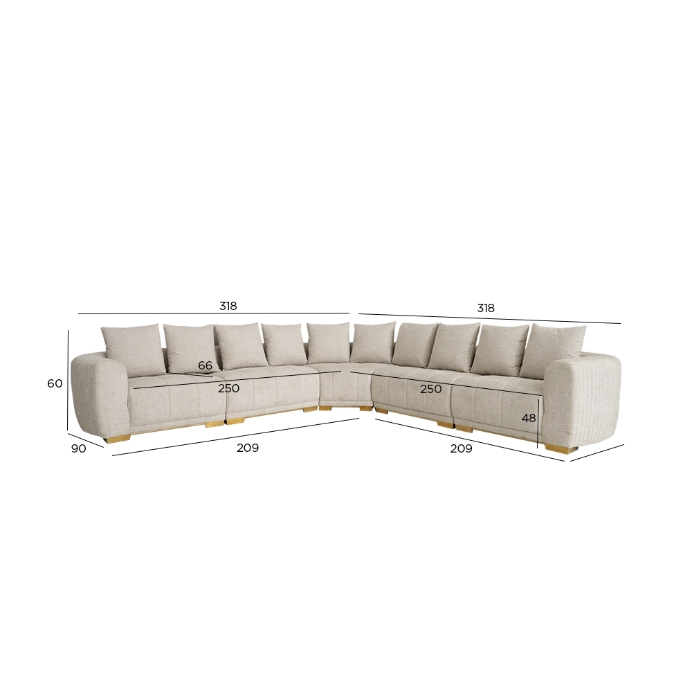 Amirah Corner Sofa thumbnail 9