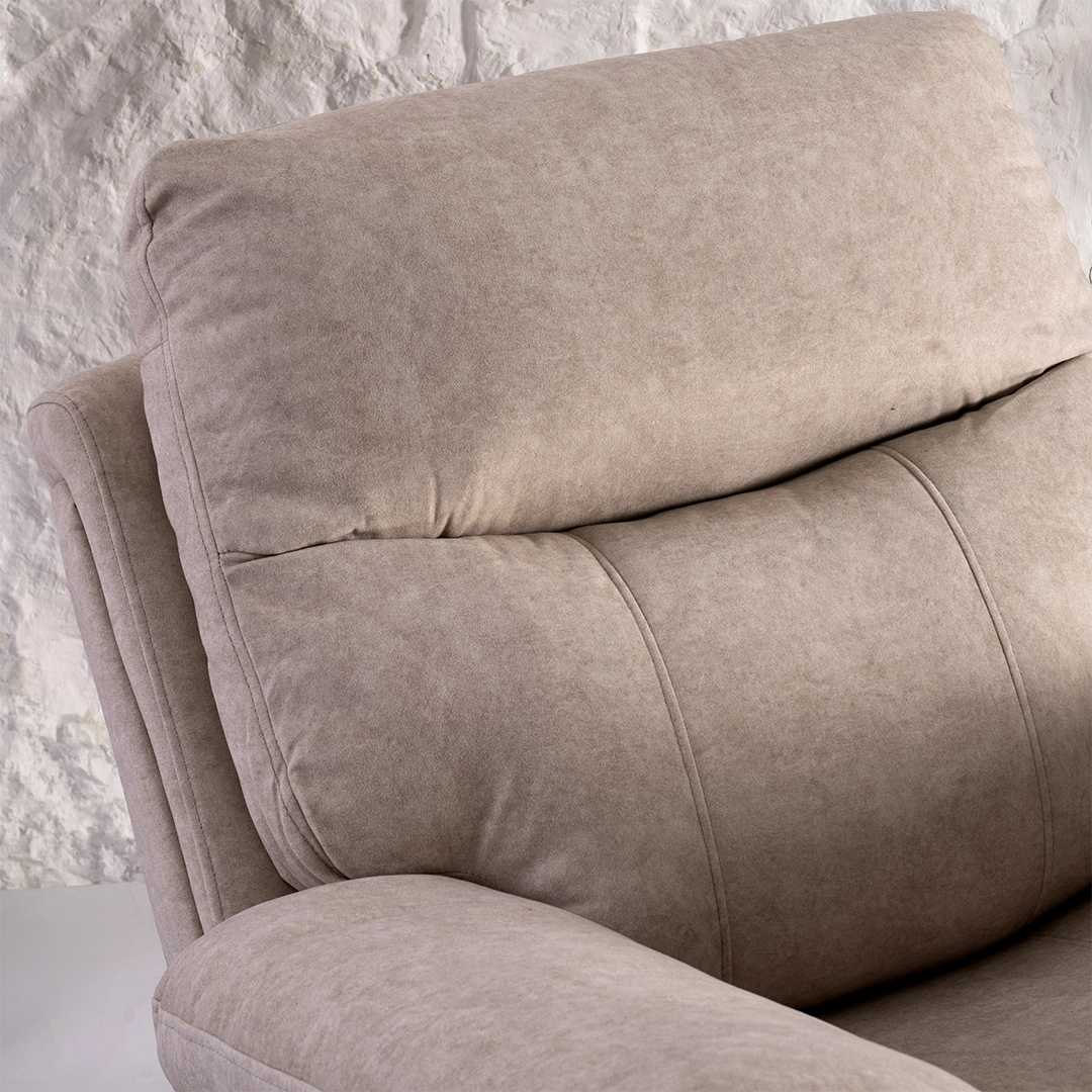 Asos Recliner Sofa With Swivel & Rocker -Beige thumbnail 5