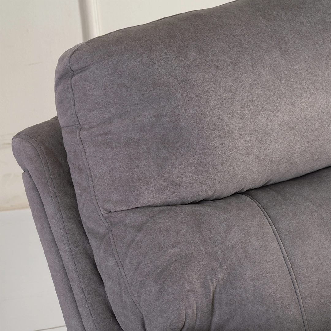 Asos Recliner Sofa With Swivel & Rocker -Light Grey thumbnail 4