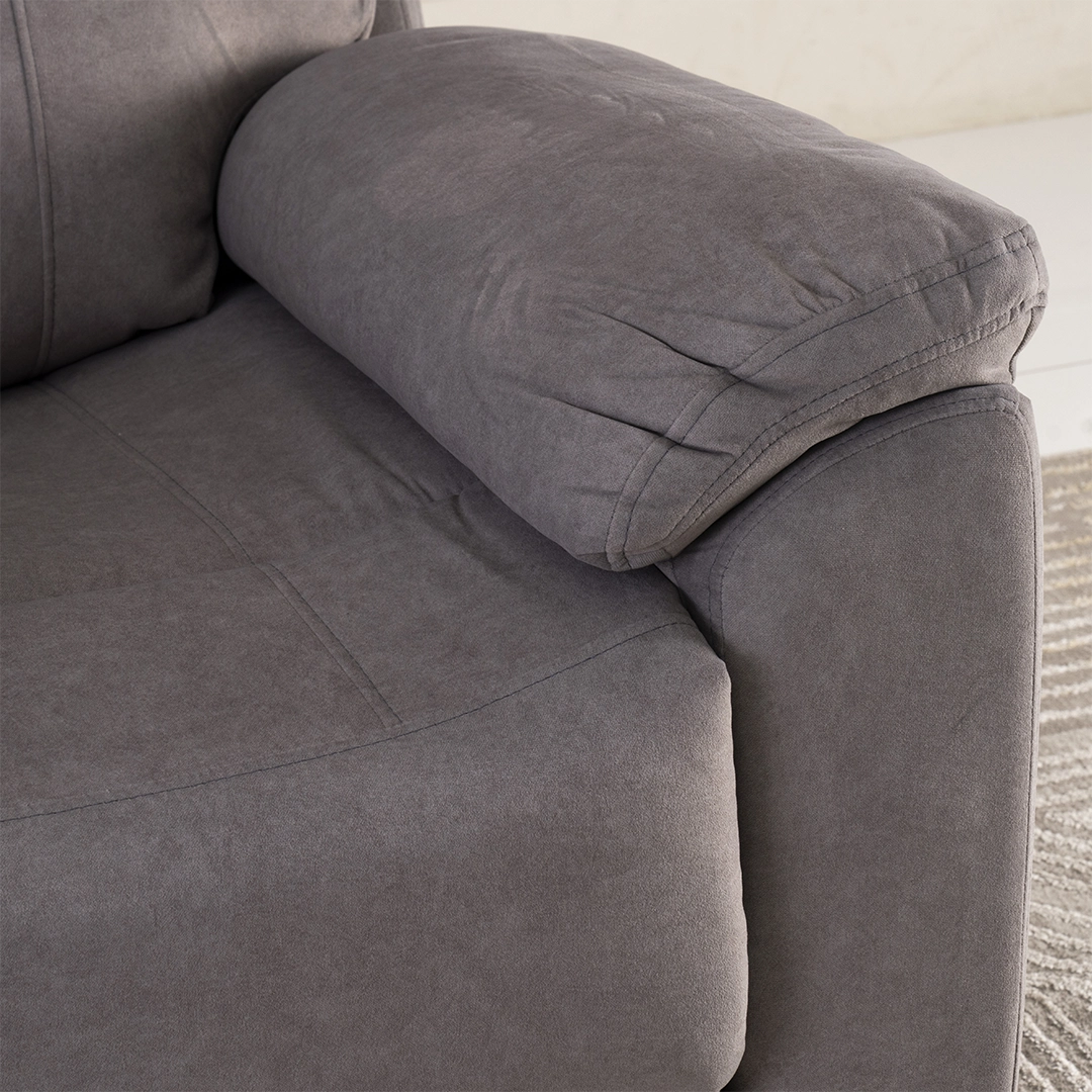 Asos Recliner Sofa With Swivel & Rocker -Light Grey thumbnail 7