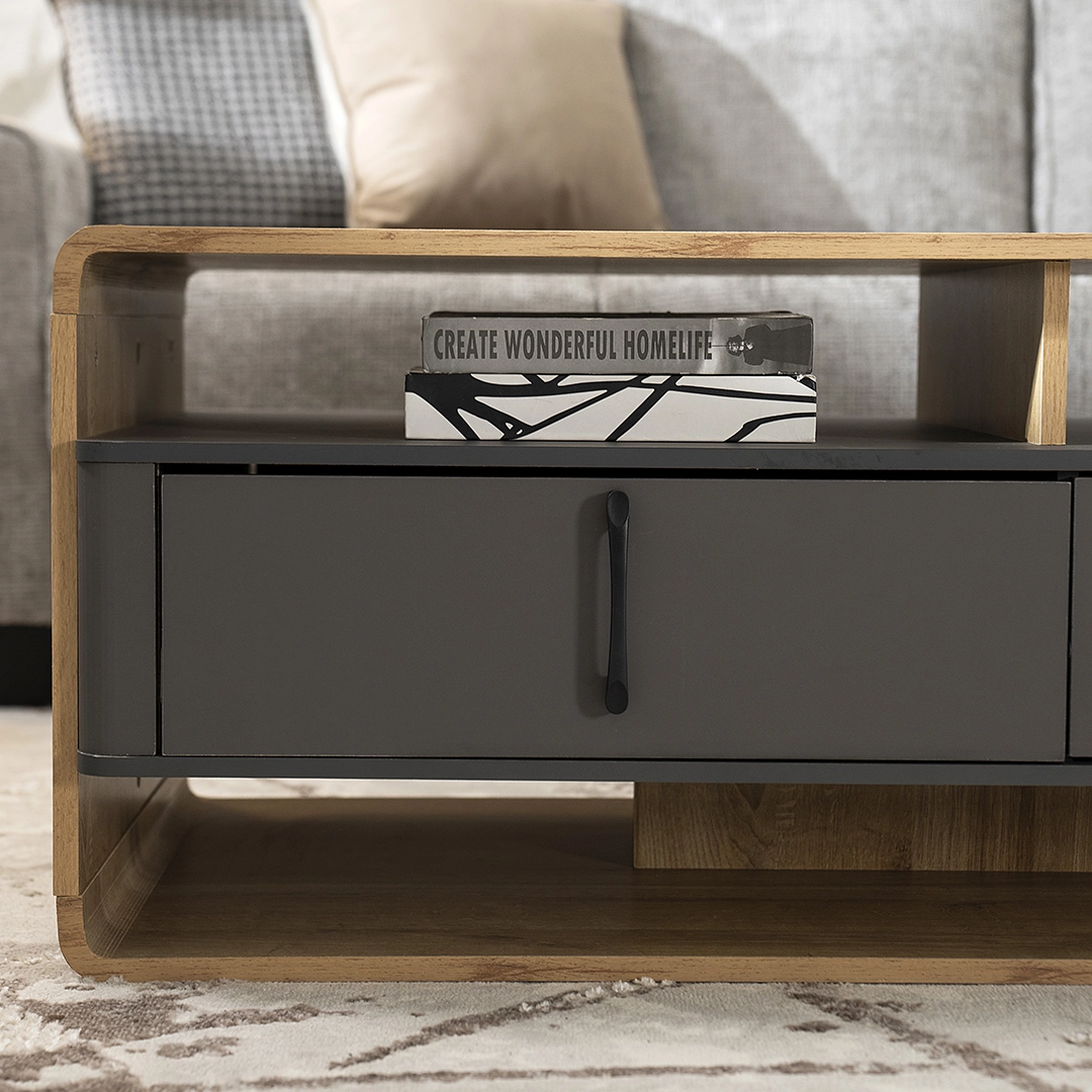 Atrisa Coffee Table -Rivera Oak/Grey thumbnail 4