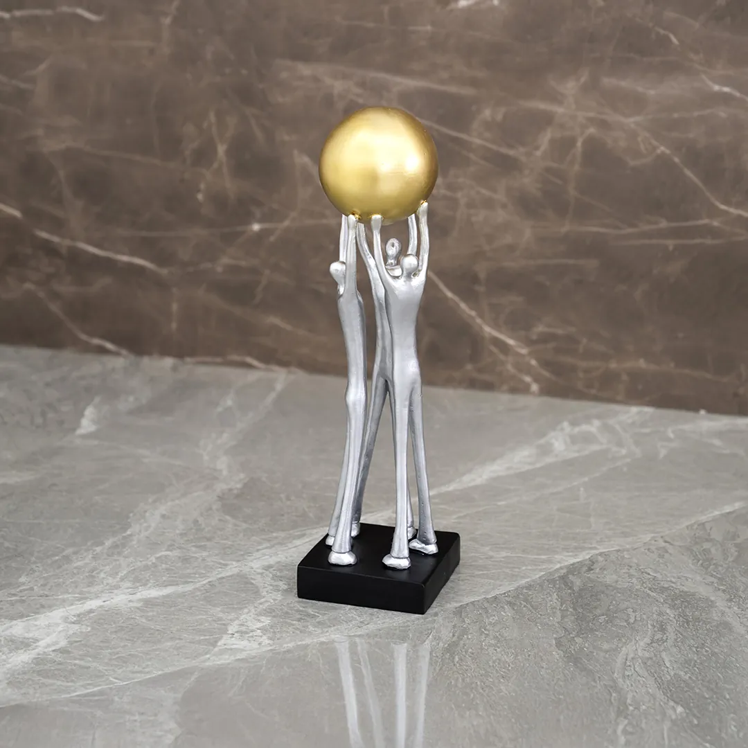 Auric Polyresin Teamwork Accent -32cm thumbnail 3