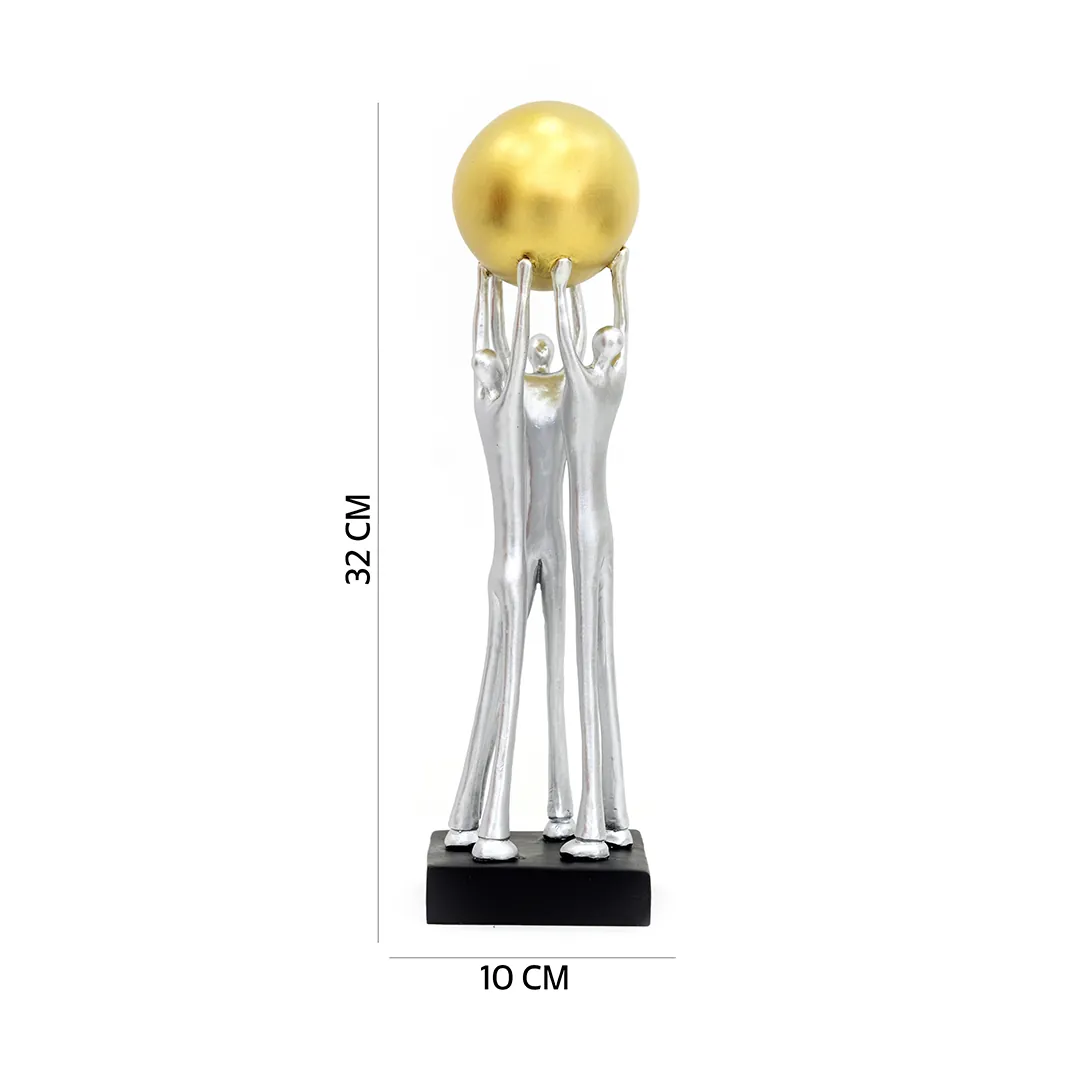 Auric Polyresin Teamwork Accent -32cm thumbnail 5