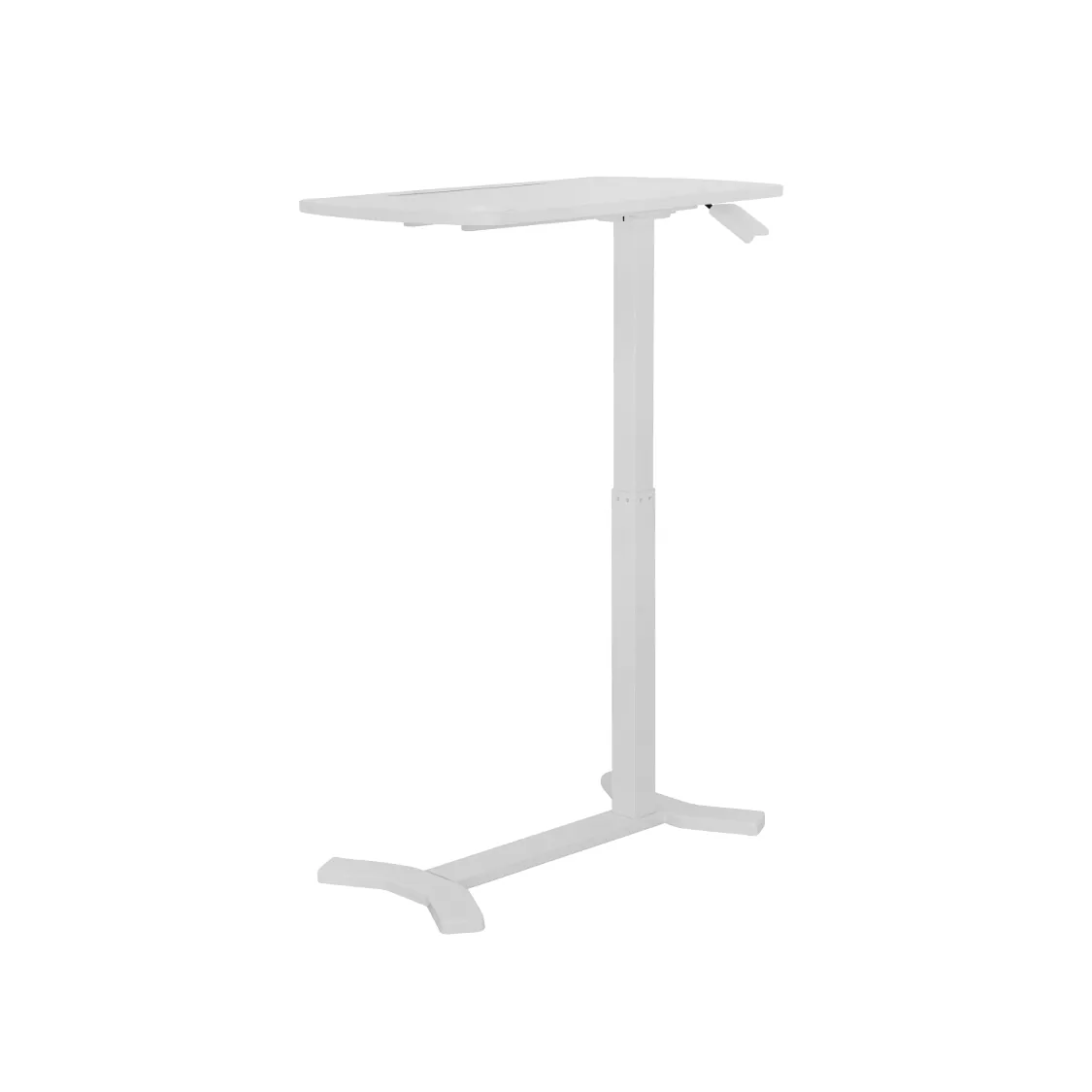 Austin Manual Standing End Table - White thumbnail 8