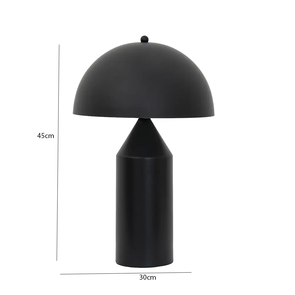 Avero Metal Table Lamp Black -45cm thumbnail 6
