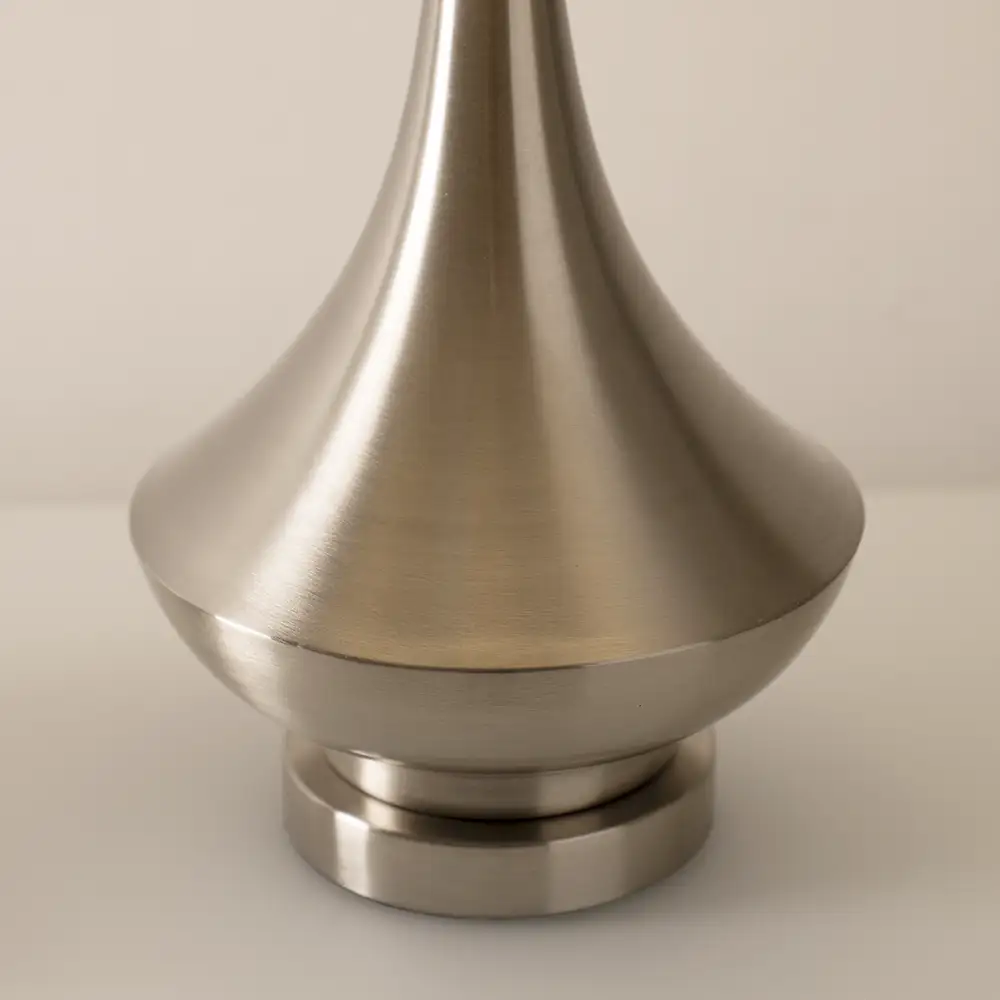 Avero Metal Table Lamp Silver -62cm thumbnail 3