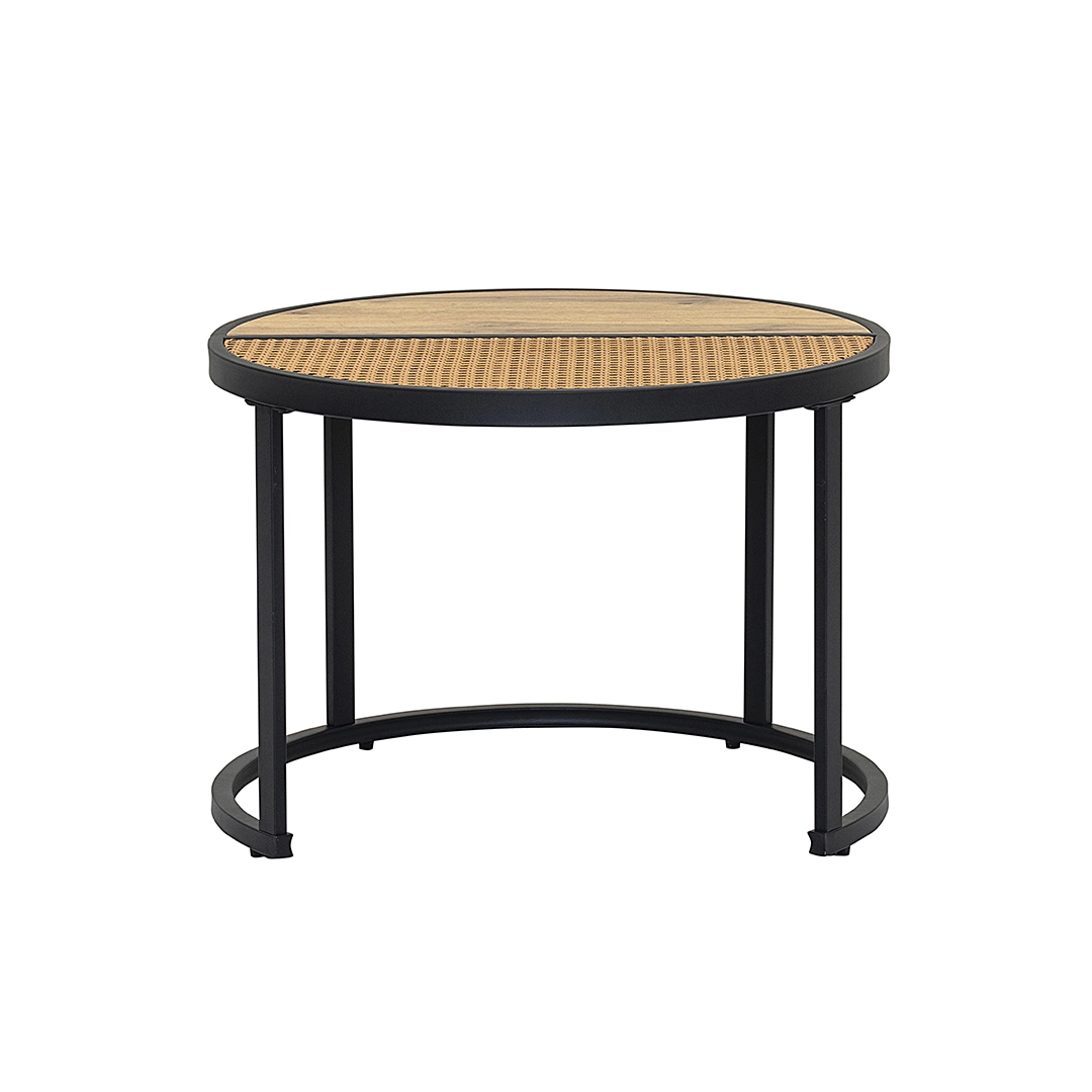 Aversa 2 piece Coffee Table Set – Oak & Black thumbnail 11