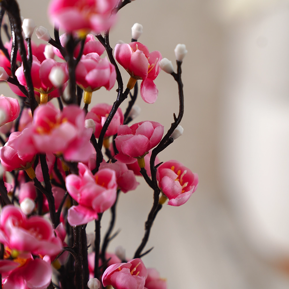 Grevia Plum Blossom Set Without Vase -Red 55Cm thumbnail 2