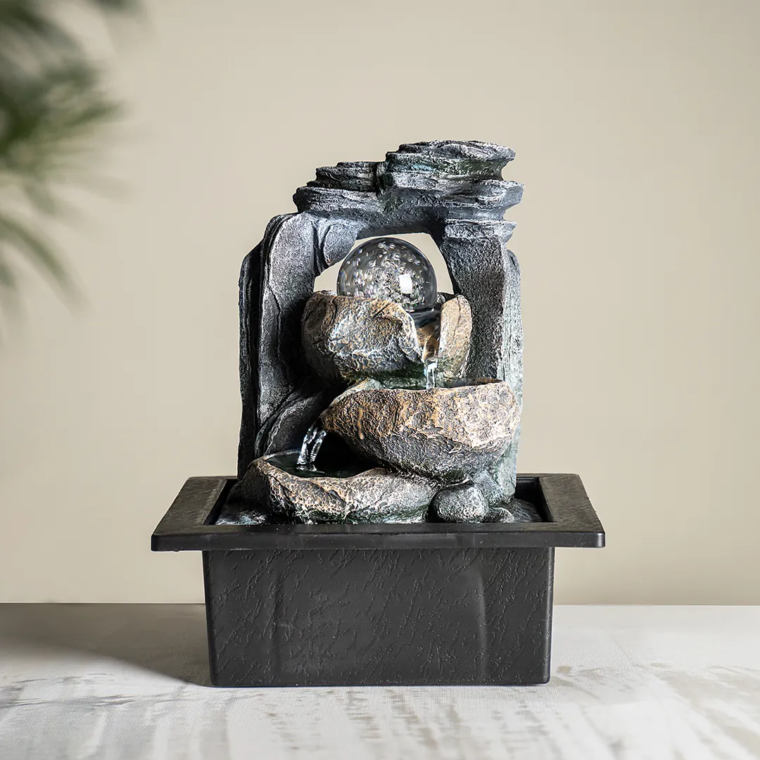 Rivulet Indoor Fountain With Crystal Ball thumbnail 2