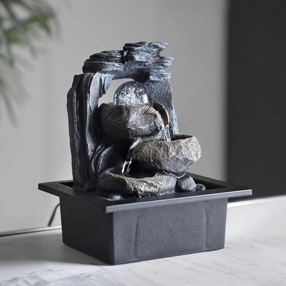 Rivulet Indoor Fountain With Crystal Ball thumbnail 3