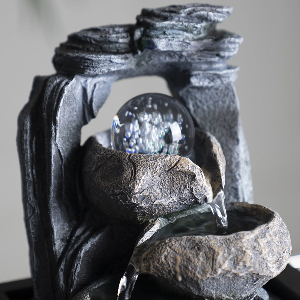 Rivulet Indoor Fountain With Crystal Ball thumbnail 6