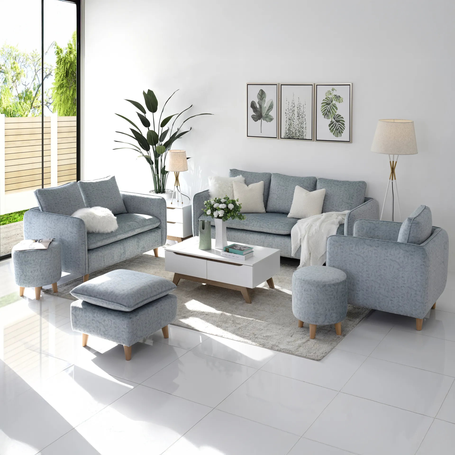 Ayilin 6-Seater Sofa Set