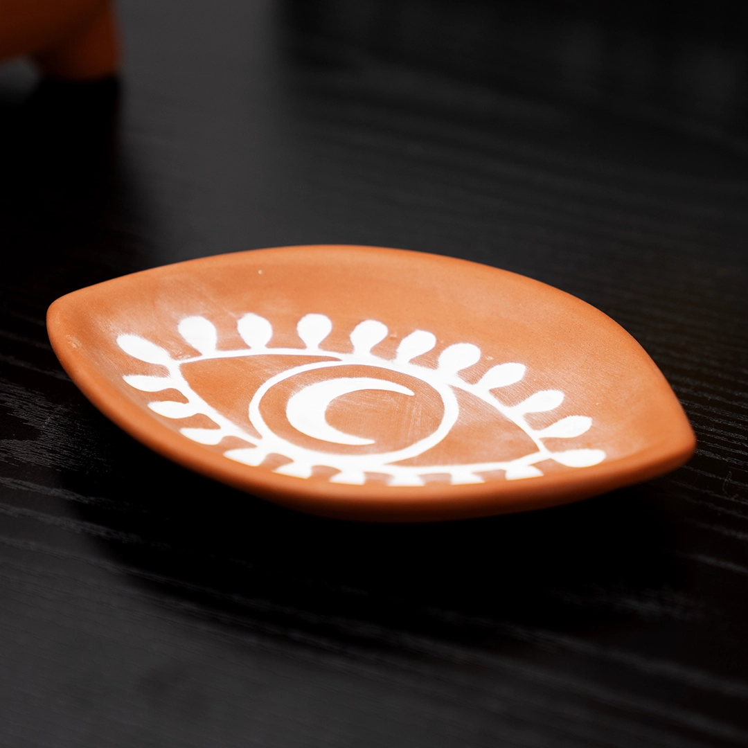 Auden Ceramic Trinket Tray Accent -13.4X9.5X1.8cm thumbnail 3