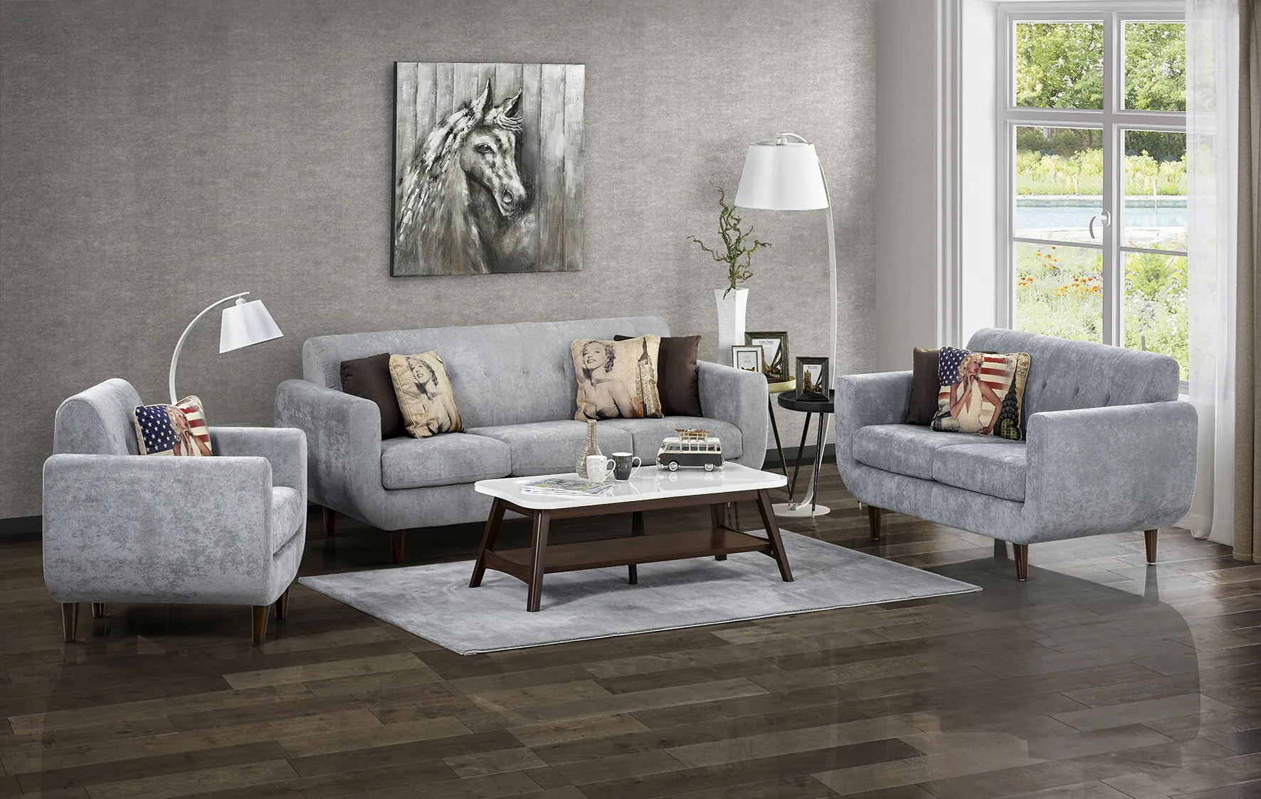 Austin 6-Seater Sofa set thumbnail 2