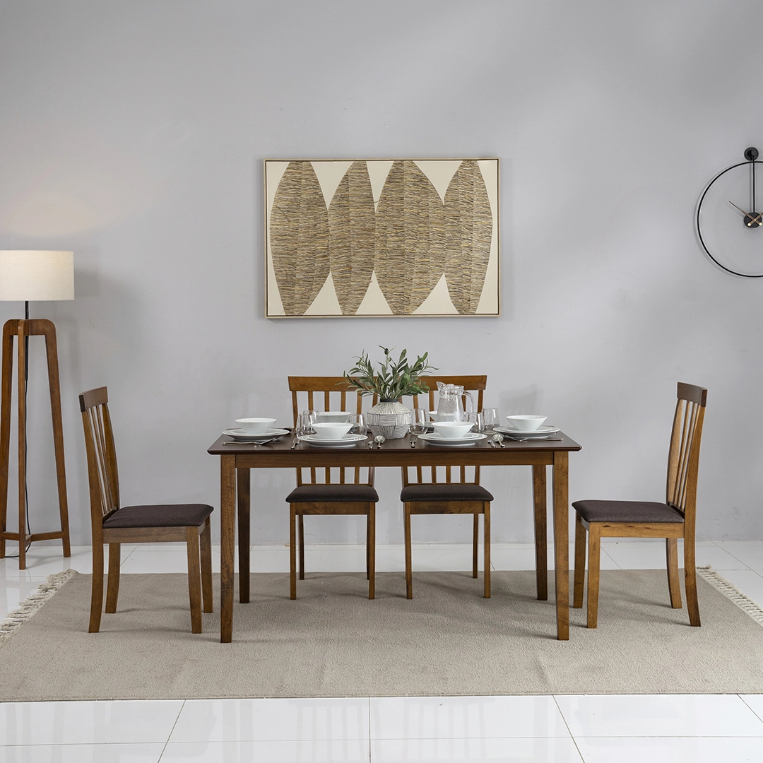 Broadway 6-Seater Dining Set -Antique Oak thumbnail 3