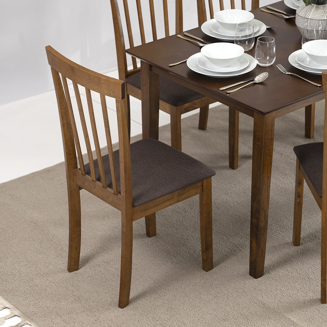 Broadway 6-Seater Dining Set -Antique Oak thumbnail 4