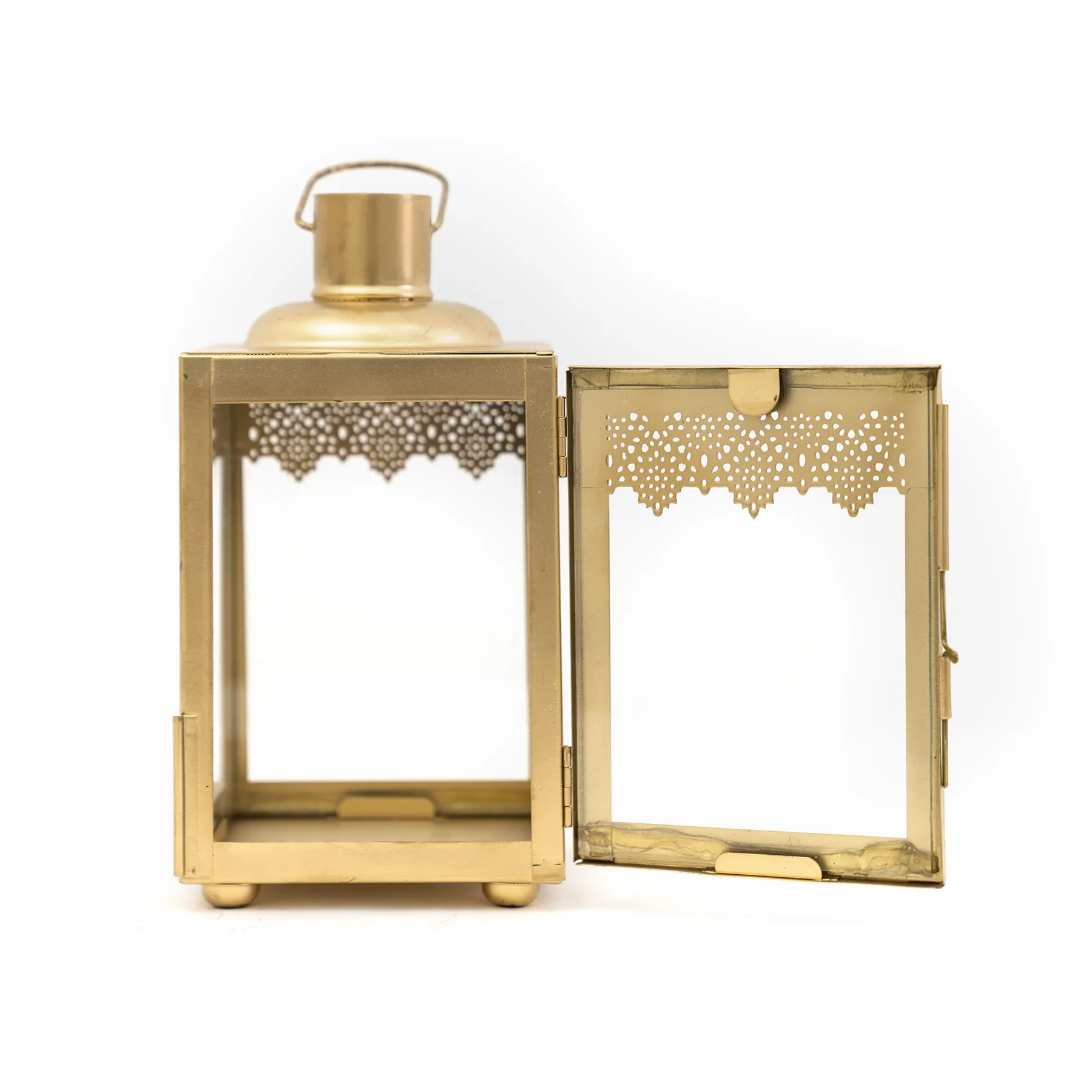 Chloe Metal gold lantern 12X12X22CM thumbnail 6