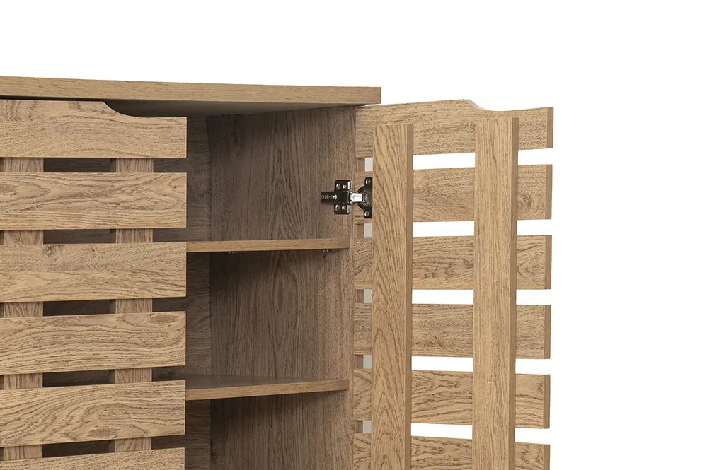 Cove Shoe Cabinet - Oak thumbnail 4
