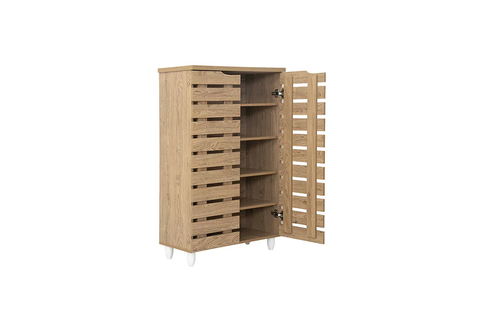 Cove Shoe Cabinet - Oak thumbnail 5
