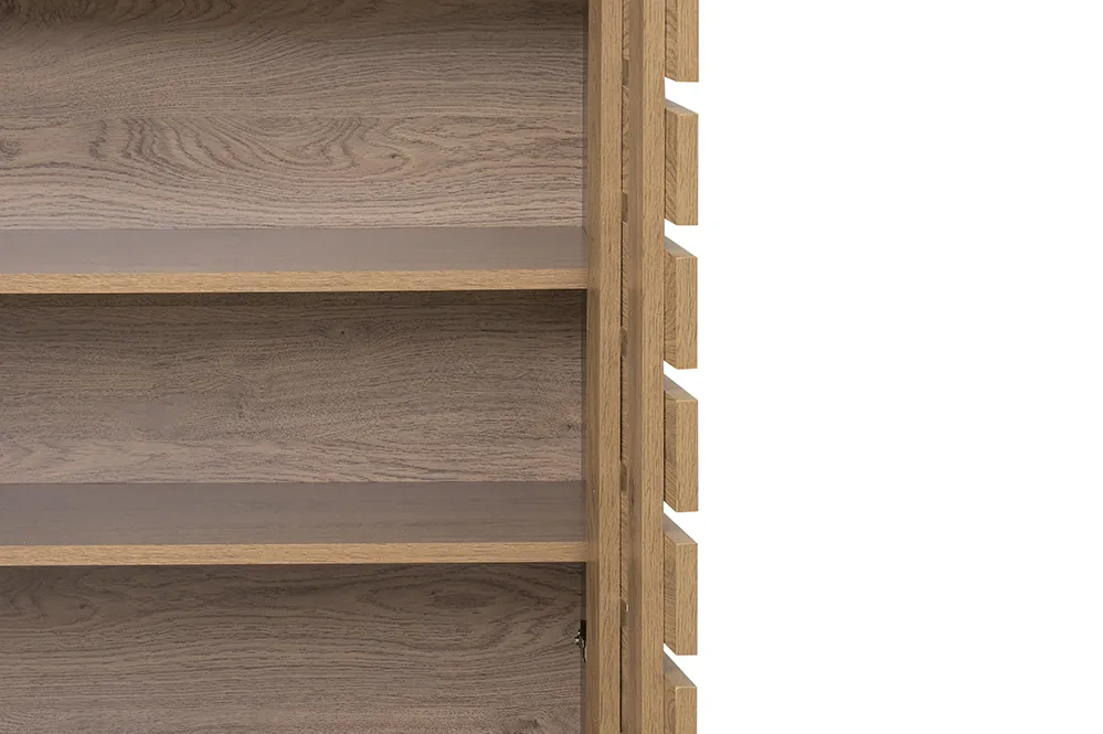 Cove Shoe Cabinet - Oak thumbnail 3