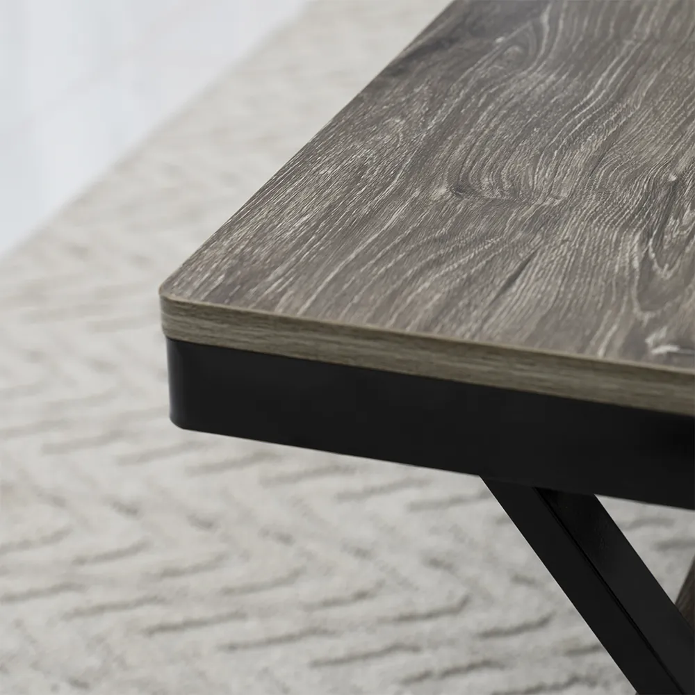 Nile 3Piece Coffee Table Set - Grey