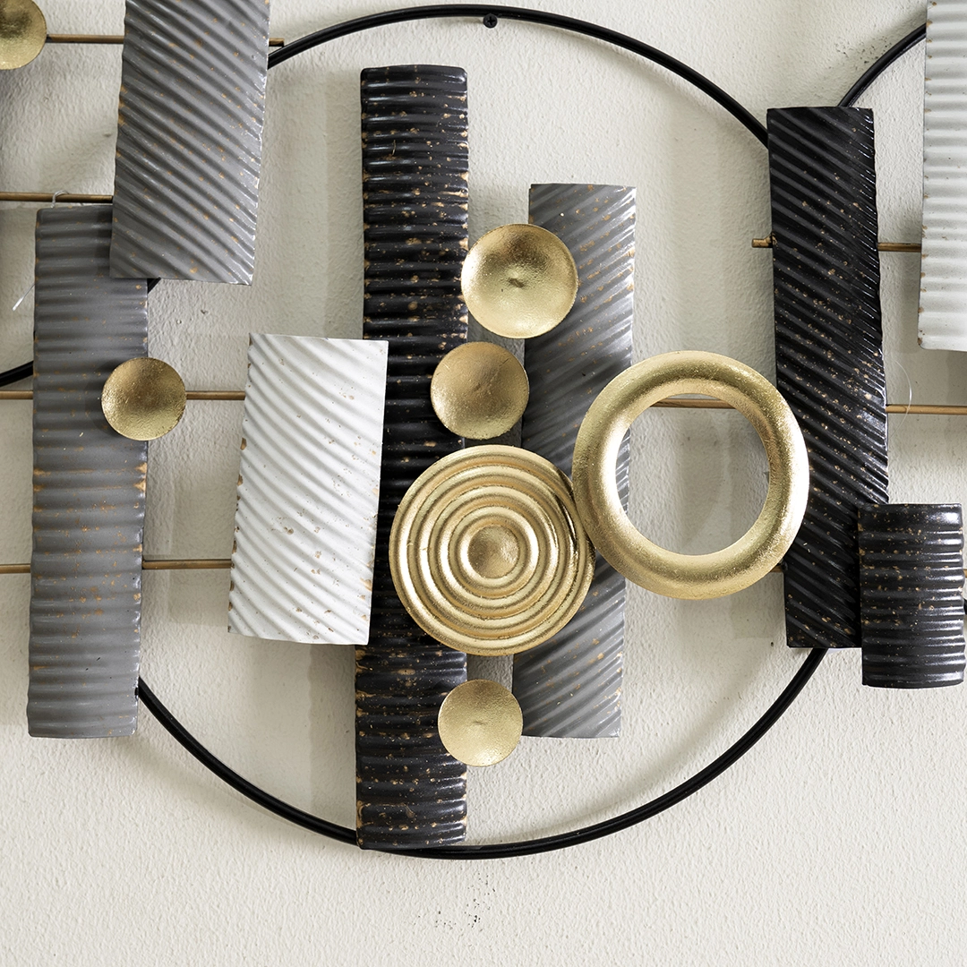 Castora Metal Wall Decor Black/Grey -118x57cm thumbnail 3