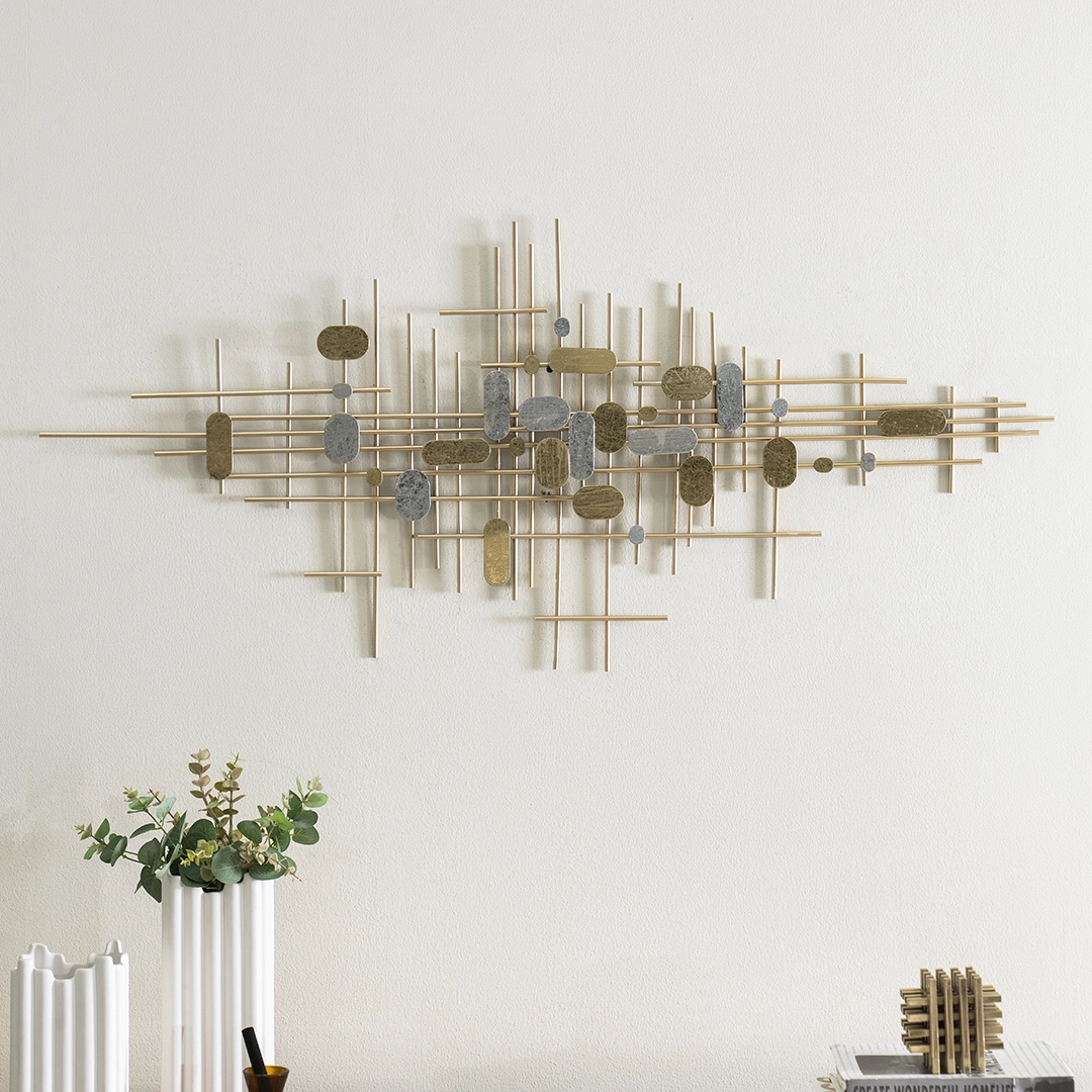 Castora Metal Wall Decor Gold -117x53cm thumbnail 2