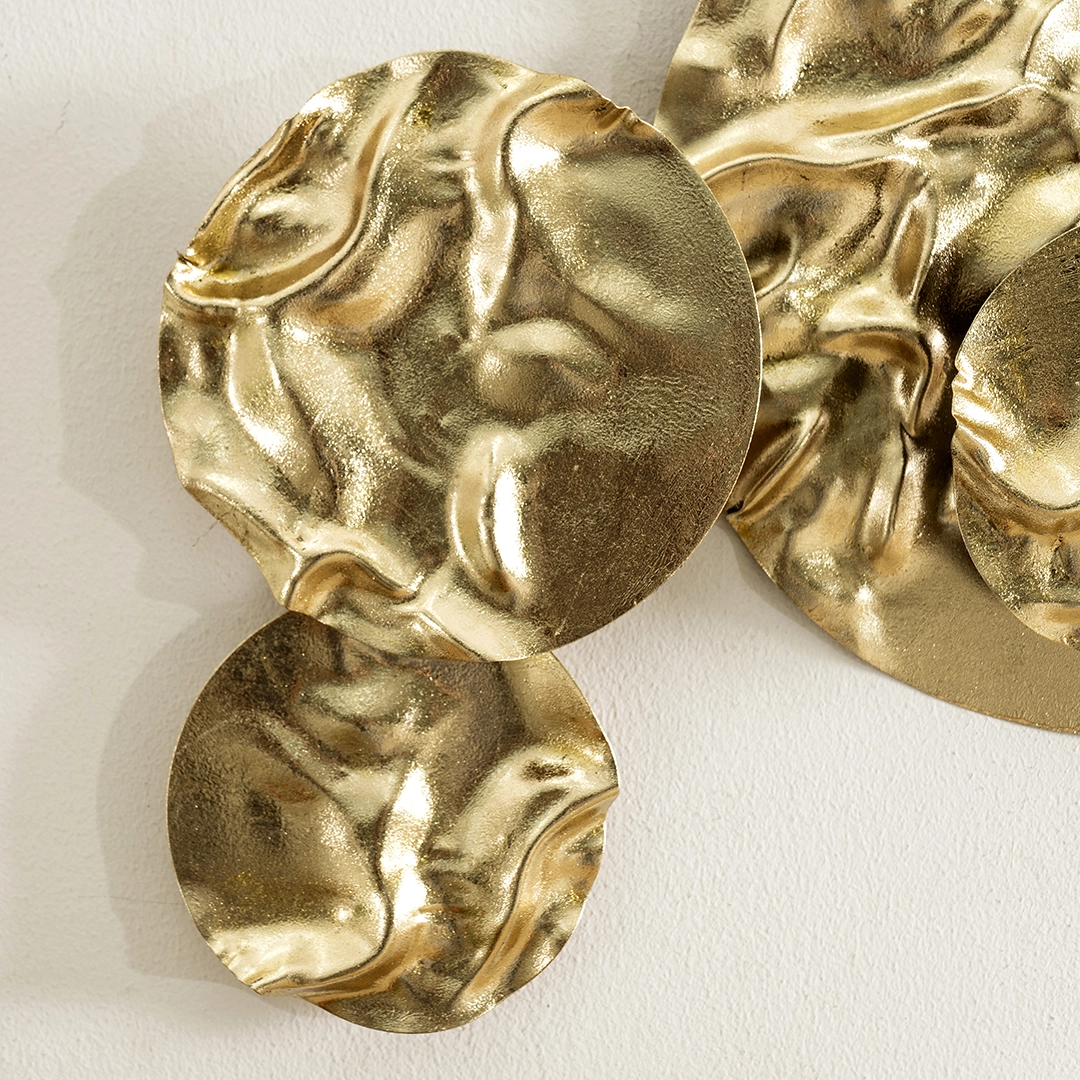 Castora Metal Wall Decor Gold 41x81cm