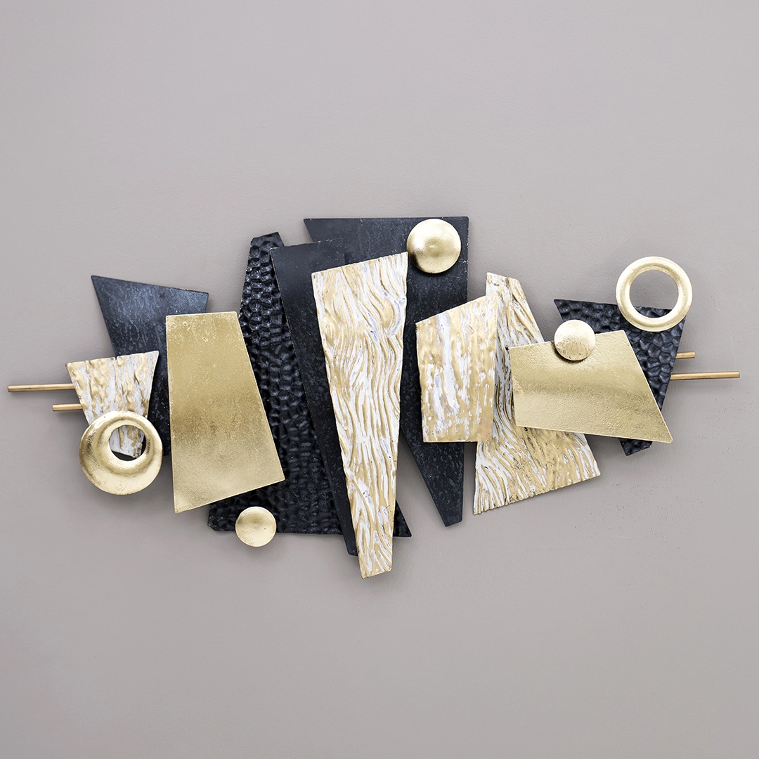 Castora Metal Wall Decor Gold/Black -47x90cm thumbnail 2