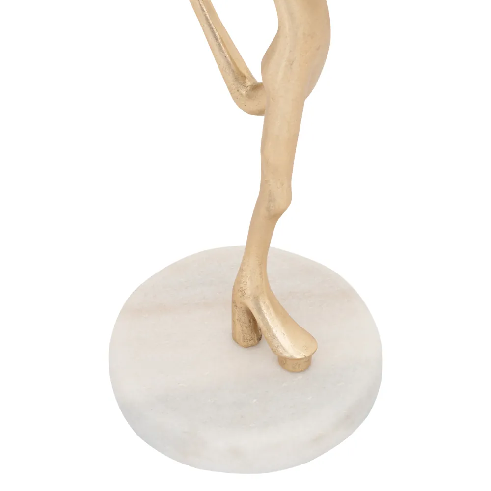 Dancing Lady Accent Table Glass Top thumbnail 6