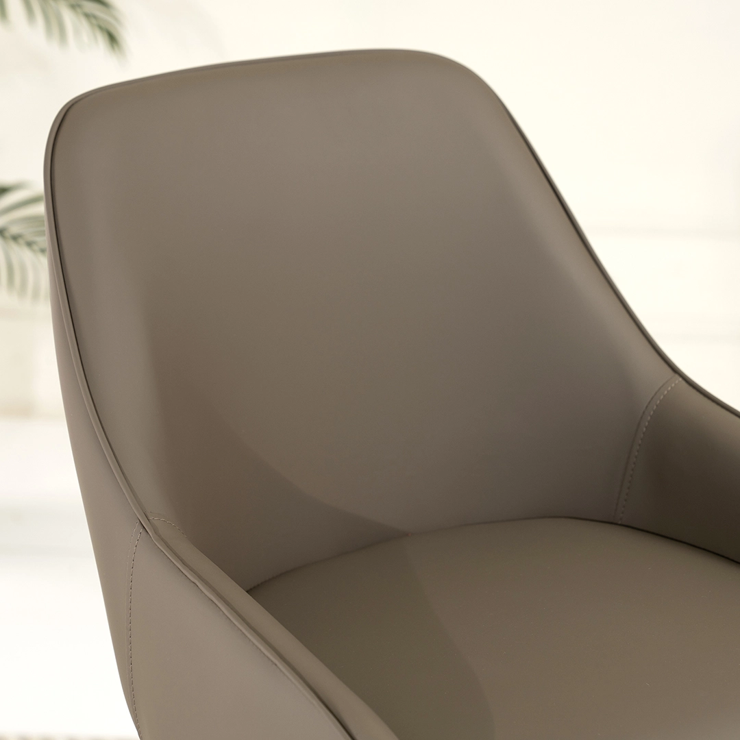 Diva Bar Stool -Dark Khaki & Black thumbnail 5