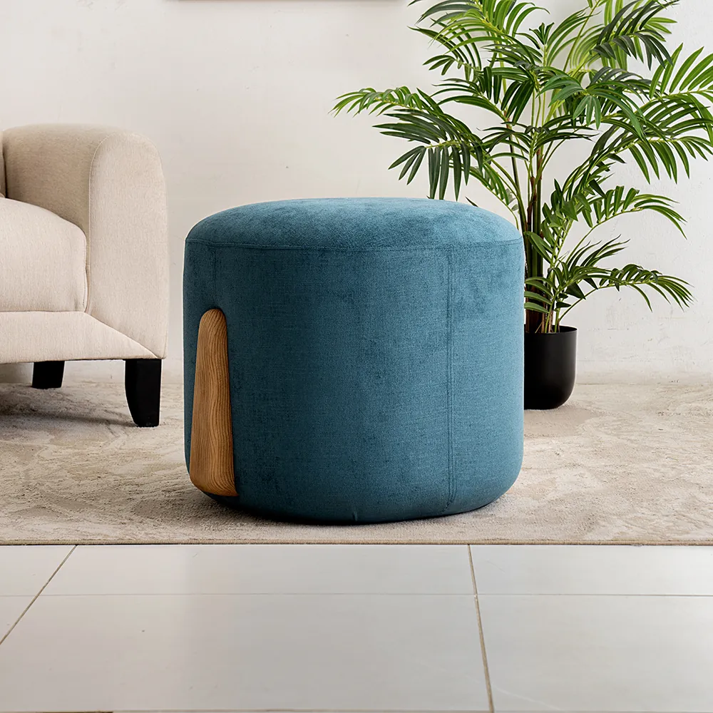 Dante Round Pouffe