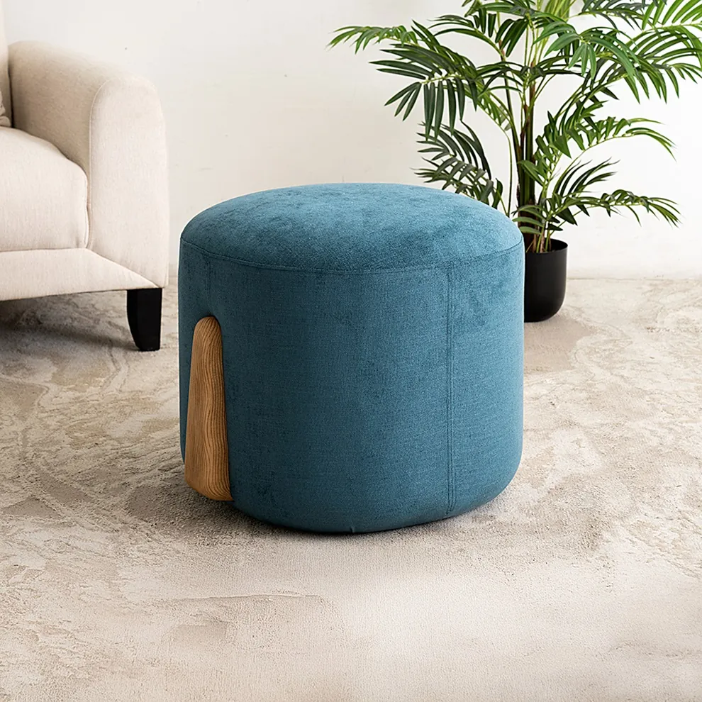 Dante Round Pouffe thumbnail 2
