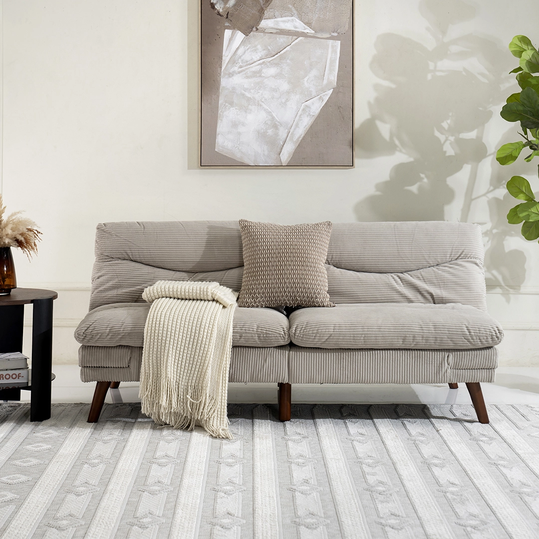 Dusk Sofa Bed -Beige thumbnail 2