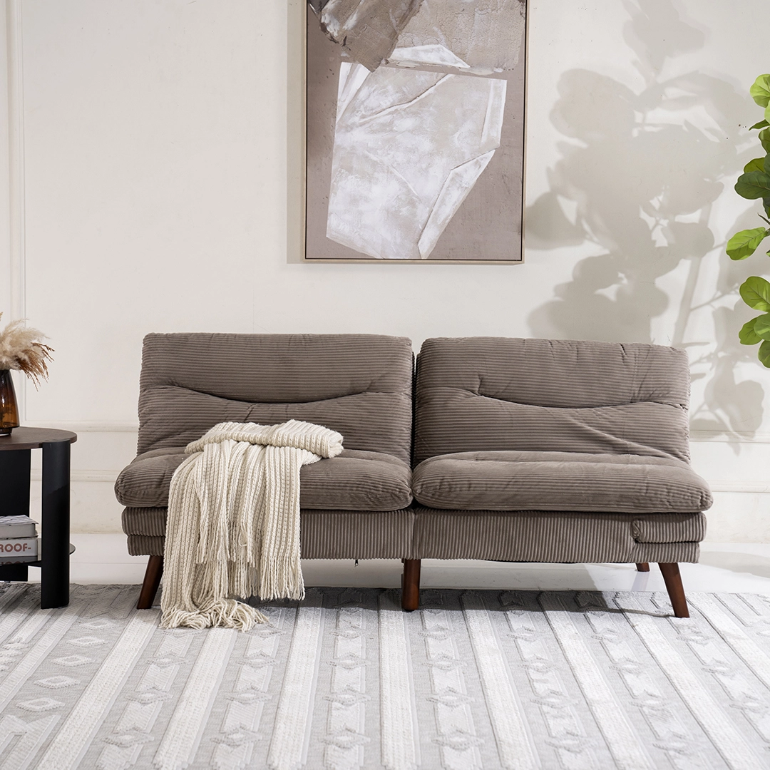 Dusk Sofa Bed -Light Brown thumbnail 2