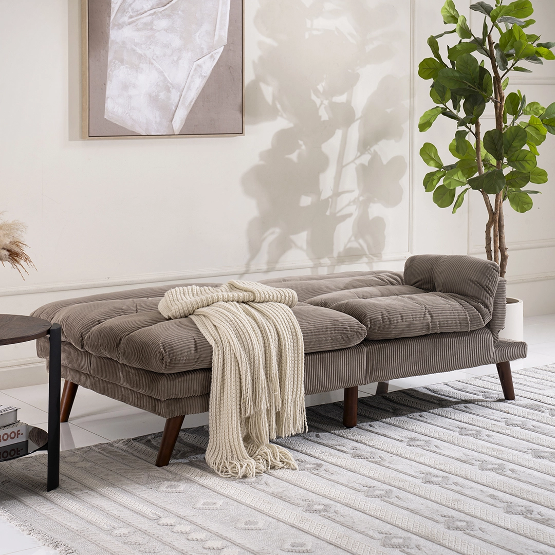 Dusk Sofa Bed -Light Brown thumbnail 3