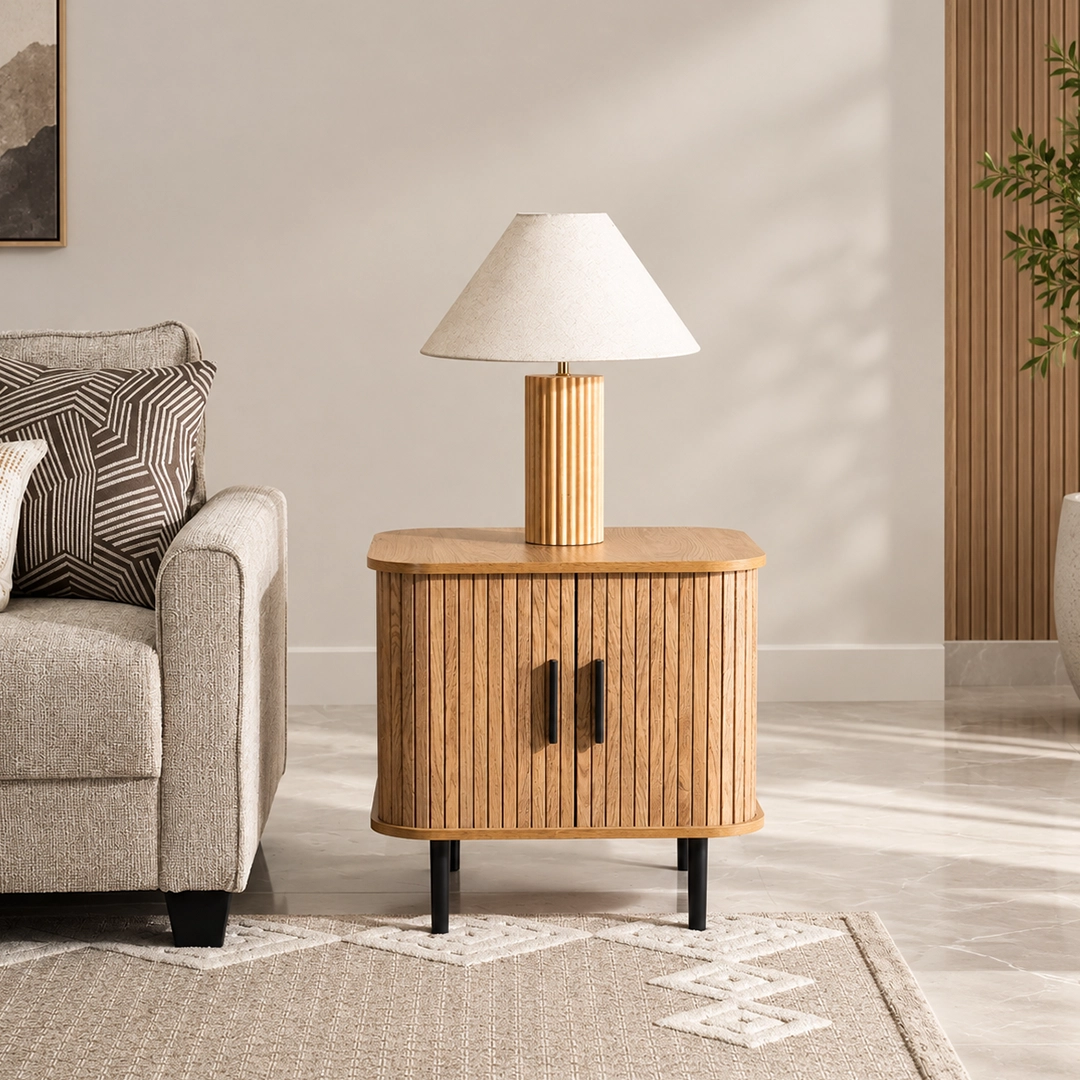 Dynamic End Table - Oak