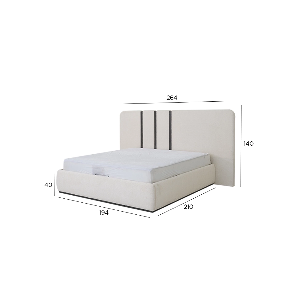 Edessa Hydraulic King Bedroom Set – 200X180 thumbnail 6