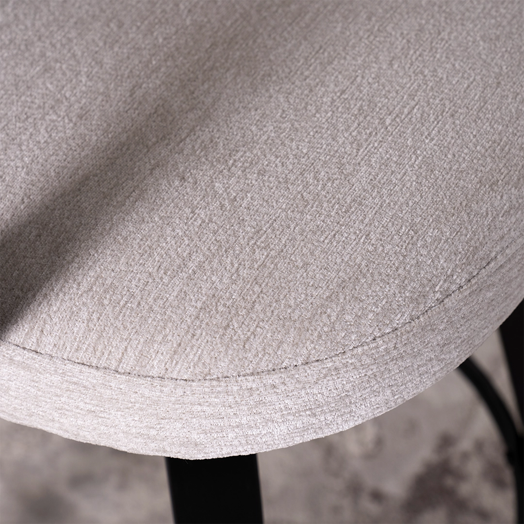 Ela Bar Chair -Walnut and Taupe thumbnail 4