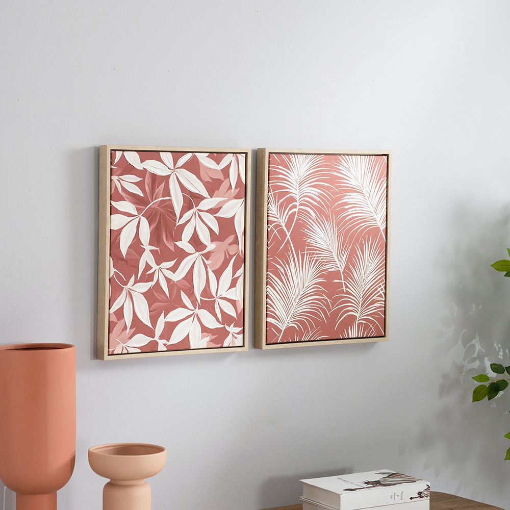 Elm Set of 2 Framed Canvas Wall Art – 40×3.8x50cm thumbnail 5