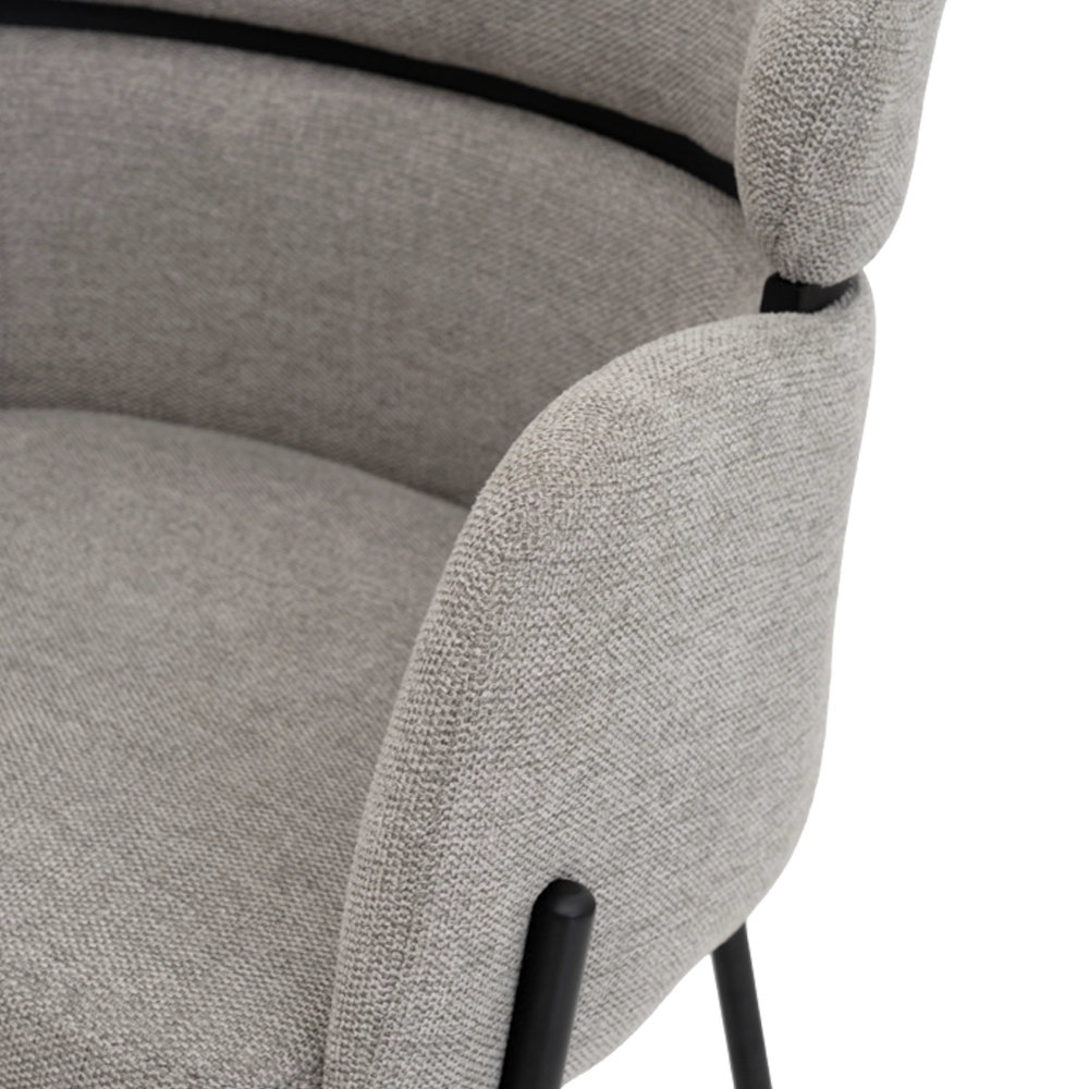 Foresta Bar Stool -Grey & Black thumbnail 6